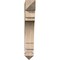 Ekena Millwork Merced Arts & Crafts Smooth Bracket, Douglas Fir, 3 1/2"W x 18"D x 22"H BKT04X18X22MRC03SDF - alternate 3